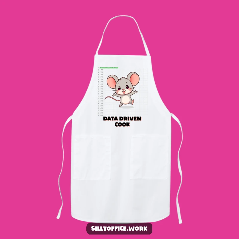 Funny Computer Mouse Apron - Kitchen Fun for the Data Chef