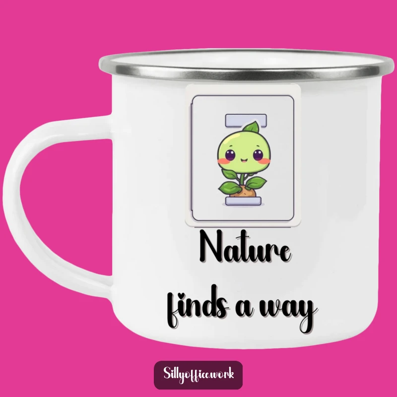 Funny Plant Filing Cabinet Mug: Durable & Hilarious Campfire Companion for Curious Campers