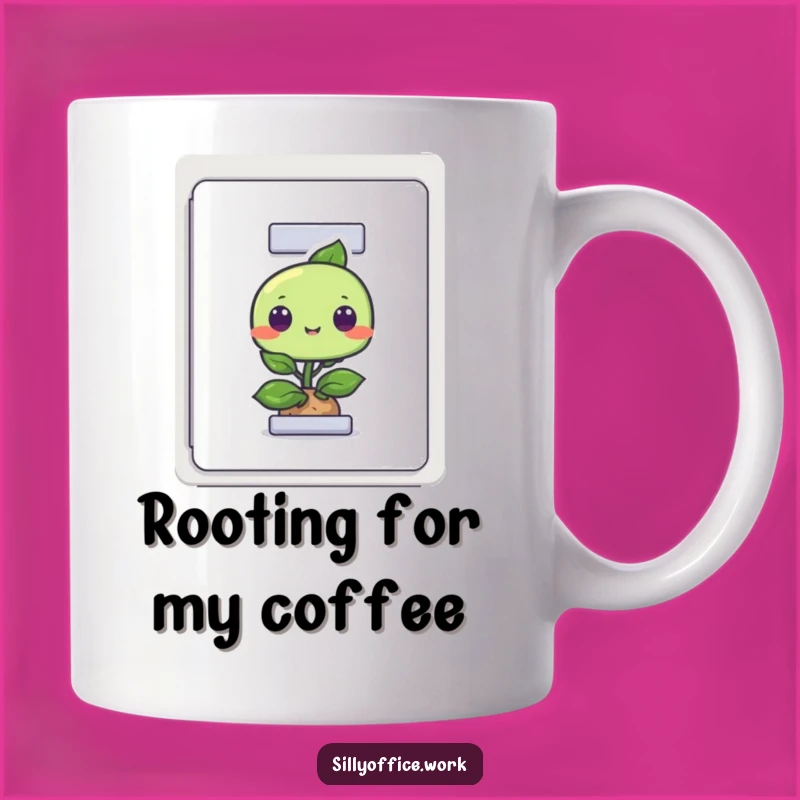 Funny Plant in Filing Cabinet Mug: A Curious & Hilarious Office Gift for Plant Lovers