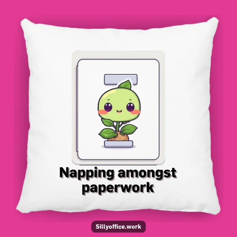 Funny Plant Filing Cabinet Pillow: Soft & Hilarious Accent for Cozy, Whimsical Spaces