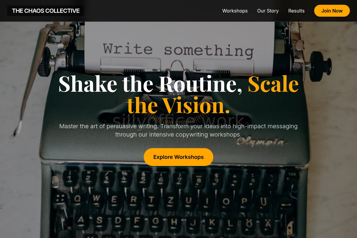 Workshop Copywriting
