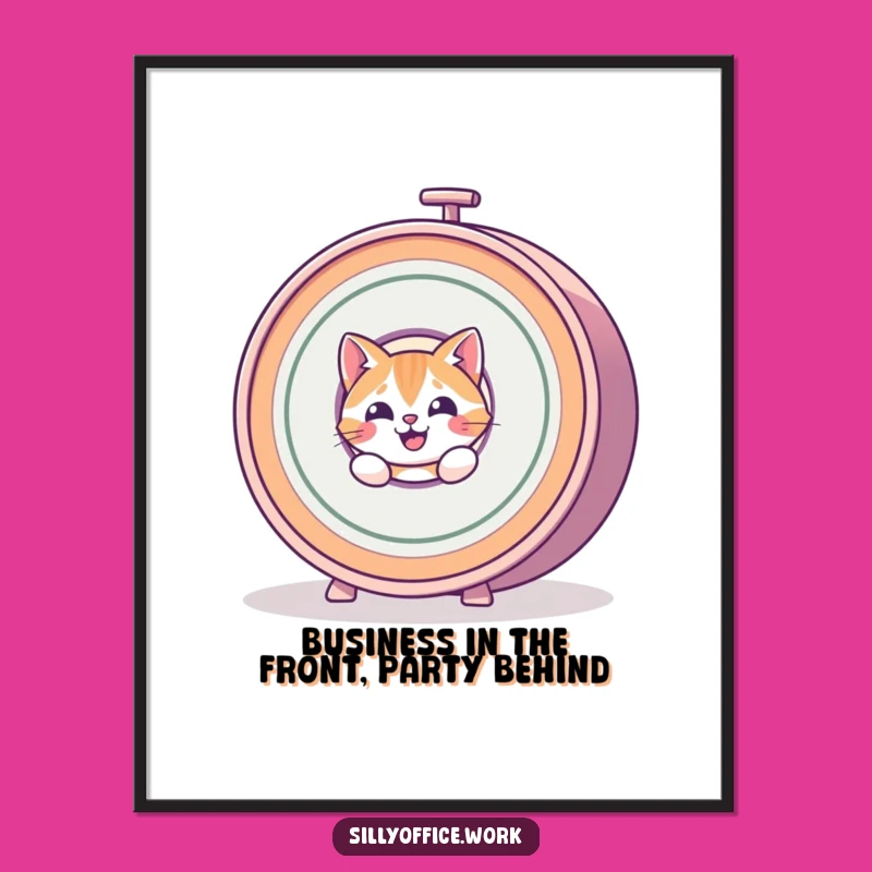 Funny Free Printable Cat Rolodex Wall Art - Hilarious Downloadable Office Decor