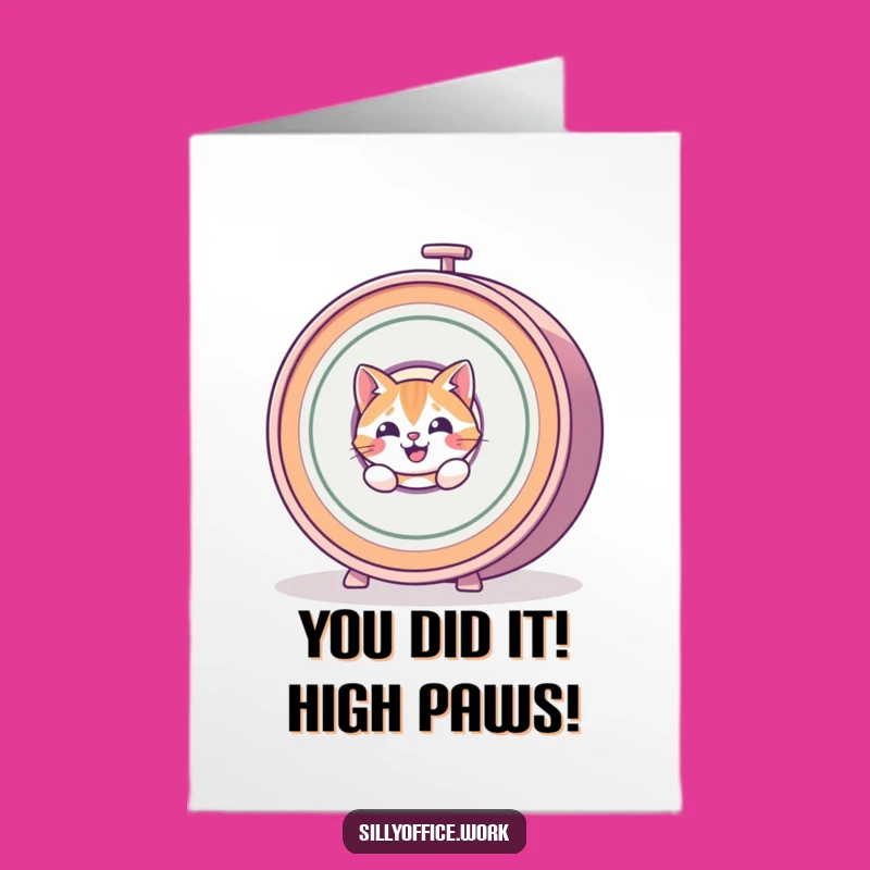 Free Printable Funny Cat Rolodex Congrats Card - Hilarious Downloadable for Any Achievement