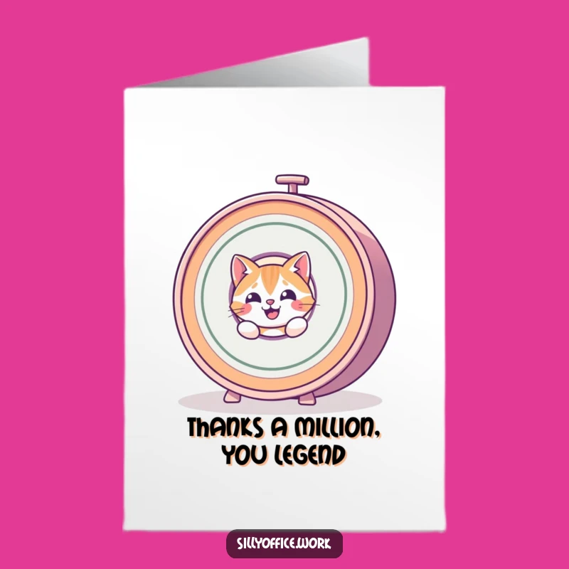 Free Printable Funny Cat Rolodex Thank You Card - Express Gratitude Hilariously