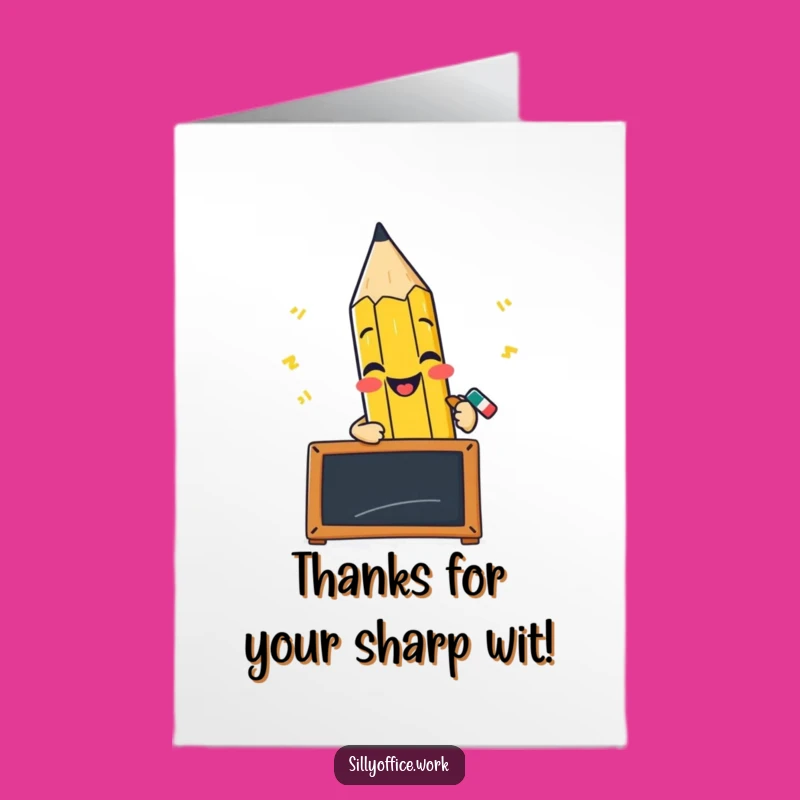 Free Printable Thank You Card: Pencil Scribbles Thanks with Artistic Flair!