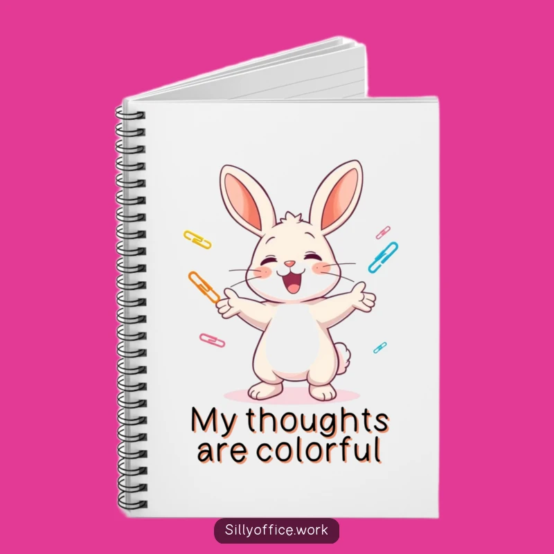 Funny Juggling Bunny Notebook: Jot Down Ideas with Playful Flair