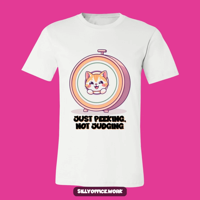 Funny Cat Rolodex T-Shirt: Hilarious Office Humor Tee for Cat Fans