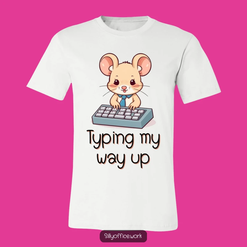 Funny Business Mouse T-Shirt: Professional Charm and Hilarious Office Vibes